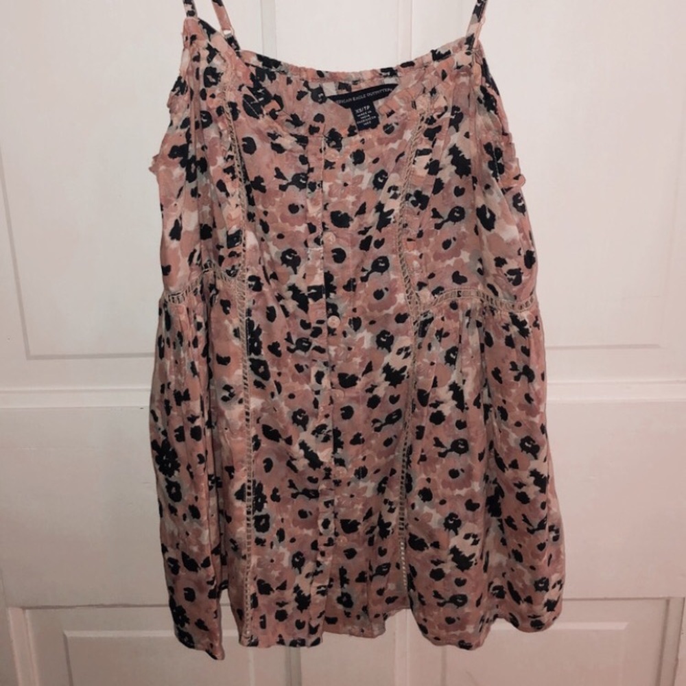 American Eagle Floral Tank Top